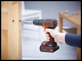 img 4 attached to Аккумуляторная дрель-шуруповерт BLACK DECKER BDCDC18K