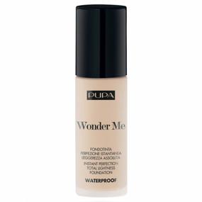 img 1 attached to Pupa Wonder Me Fluid Waterproof Foundation, 30 ml, shade: 025 natural beige neutral