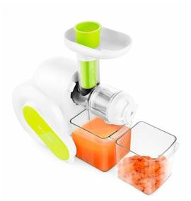 img 4 attached to Kitfort KT-1110-1 screw juicer, green