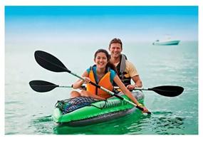 img 4 attached to Kayak Intex Challenger K2 351 cm, green/black