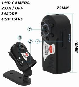 img 4 attached to Мини видеокамера WiFi КАМЕРА Q7