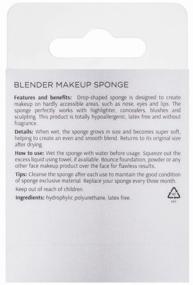 img 1 attached to Limoni Blender Makeup Sponge red