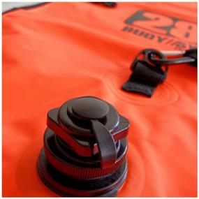 img 4 attached to Buoy bag for swimming in open water with a pocket SwimRoom "Buoy Bag 28L", 28 liters, orange