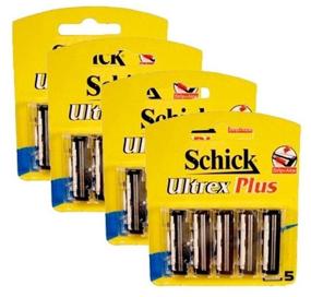 img 1 attached to Set of 5 Replacement Cassettes for Schick Ultrex Plus