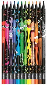 img 4 attached to Maped Color Pencils Color "Peps Monster 12 colors (862612)