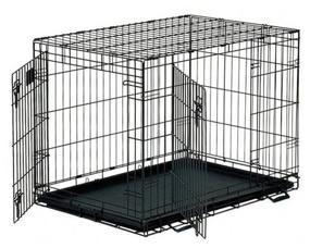 img 4 attached to Cage for dogs Midwest iCrate 1530DD 76x48x53 cm black