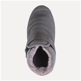 img 3 attached to Warm boots "Comfort Nord" / Women's winter waterproof shoes / Ankle boots, gray, r.37