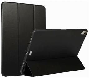 img 2 attached to Tablet case for Apple iPad Air 5 10.9 (2022) / iPad Air 4 (2020), made of soft silicone, transforms into a stand (black)