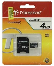 img 4 attached to Transcend microSDHC 4 GB Class 4 UHS-I Memory Card SD Adapter