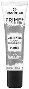 img 1 attached to Essence Prime Studio Mattifying Pore Minimizing Primer with Black Clay 30 ml