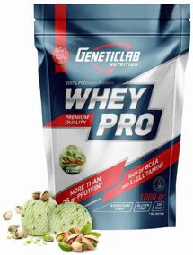 img 1 attached to Protein Geneticlab Nutrition Whey Pro, 1000g, pistachio ice cream
