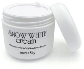 img 4 attached to 🍚 Secret Key Snow White Cream - Facial Lightening Cream, 50ml / 50g