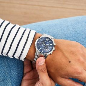 img 4 attached to Wrist watch EMPORIO ARMANI AR2448 quartz, chronograph, stopwatch, waterproof