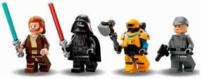 img 4 attached to LEGO Star Wars 75334 Obi-Wan Kenobi vs. Darth Vader Obi-Wan Kenobi vs. Darth Vader