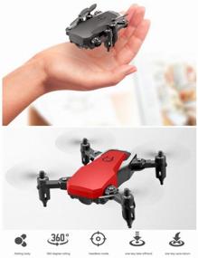 img 4 attached to Quadcopter, quadcopter with HD camera, radio controlled quadcopter, compact, universal red quadcopter