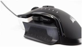 img 2 attached to Corsair Gaming Glaive RGB Pro Aluminum Black-Grey USB Gaming Mouse, Black-Grey