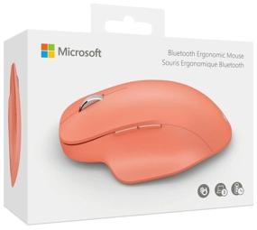 img 4 attached to Wireless Mouse Microsoft Ergonomic Mouse Bluetooth, Grey