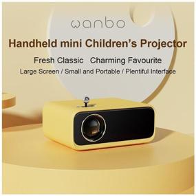 img 4 attached to 📽️ Xiaomi Wanbo Mini XS01 Projector - 800x480, 2000:1 Contrast Ratio, 200 Lumens, LCD Display, Lightweight 0.62 kg