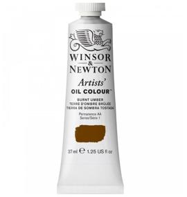 img 1 attached to Winsor & Newton Artists Oil Paint, Burnt Umber