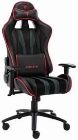 img 1 attached to Gaming chair ZONE 51 Gravity, upholstery: imitation leather/textile, color: black/red