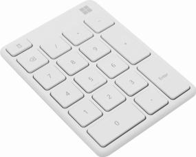 img 1 attached to Microsoft Number Pad Bluetooth Wireless Keyboard Glacial
