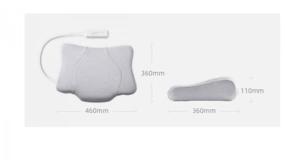 img 3 attached to Xiaomi massage pillow Leravan Smart Sleep Traction Pillow LJ-PL001 46x36x11 cm, gray