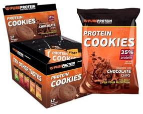 img 1 attached to Chocolate Pure Protein Fitness, 960 g, chocolate chip cookies