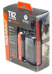 img 4 attached to 📻 Highly Versatile Motorola Talkabout T82 Radio Set in Stylish Black/Orange Finish