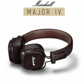 img 4 attached to Marshall Major IV wireless headphones, brown