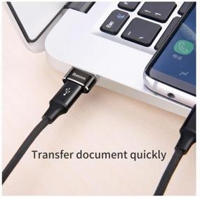 img 3 attached to 💻 Baseus USB Type-C to USB Connector (CAAOTG), black: Simplify Data Transfer and Charging