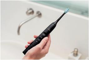img 4 attached to Audio toothbrush Philips Sonicare DiamondClean 9000 HX9914/57, black/white