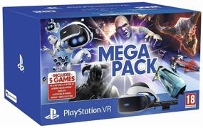 img 1 attached to 🕹️ Sony PlayStation VR Mega Pack Bundle - Black and White, 1920x1080, 120 Hz Helmet VR