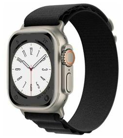 img 4 attached to Nylon fabric strap "Alpine Loop" for Apple Watch Series 1-8 and Ultra - 42/44/45/49 mm (Apple Watch), black