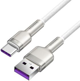 img 4 attached to Кабель Baseus Cafule Series Metal USB - Type-C, 2 м, 1 шт., белый