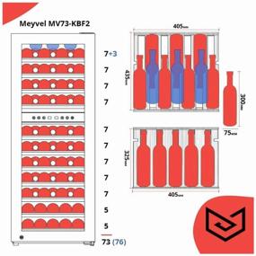 img 4 attached to 🍷 Meyvel MV73-KBF2 Wine Cabinet