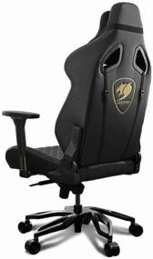 img 4 attached to Gaming chair COUGAR Throne Royal, upholstery: imitation leather, color: black