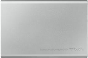 img 4 attached to 2 TB External SSD Samsung T7 Touch, USB 3.2 Gen 2 Type-C, Silver
