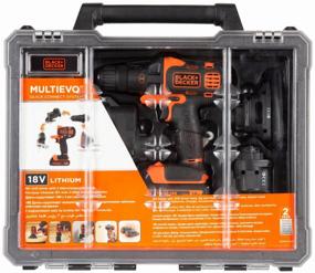 img 1 attached to BLACK+DECKER cordless power tool set Multievo BLACK+DECKER cordless tool set BDMEVOKIT-RU, 4 attachments, 2 batteries 1.5 Ah, accessories set, case