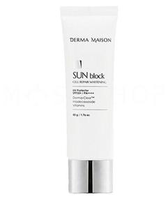 img 2 attached to MEDI-PEEL cream Derma Maison Sun Blok Cell Repair Whitening SPF 50, 50 g, 30 ml, 1 pc