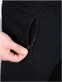 img 1 attached to Pants for men black 56r