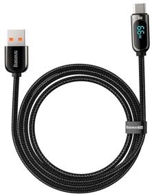 img 4 attached to Baseus Display Fast Charging Data Cable USB to Type-C 66W 2m Black (CASX020101)