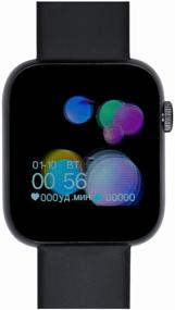 img 4 attached to Smart watch Digma Smartline T7, 1.54", black / black [t7b]