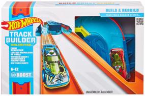 img 4 attached to Hot Wheels Track Set GLC87 Track Builder Assortment