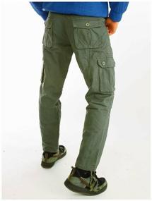 img 2 attached to Trousers Modniki - khaki, M-48 / men's insulated cargo pants