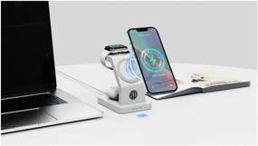 img 4 attached to 🔌 White Bixton MagStand Wireless Charging Station