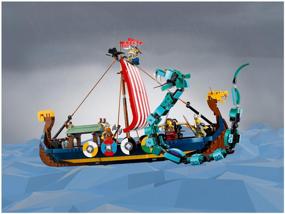 img 4 attached to LEGO Creator 31132 - Корабль викингов и змея Мидгард