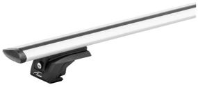 img 4 attached to Roof rack Lux Elegant Travel 82 for roof rails 1.3m, roof rails, aerodynamic, arc length 130 cm