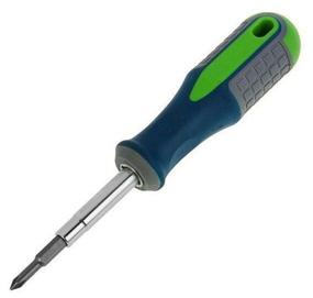 img 1 attached to Screwdriver with interchangeable bits Sibrtech 13377, 4 pcs., blue/green