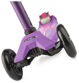 img 3 attached to Детский 3-колесный самокат Micro Maxi Micro Deluxe, purple
