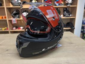 img 4 attached to Helmet LS2 FF327 CHALLENGER Solid (XL, Matt Black)